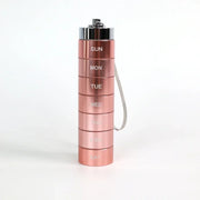 portable 7 grids aluminum pill box, view 3 - MRSLM