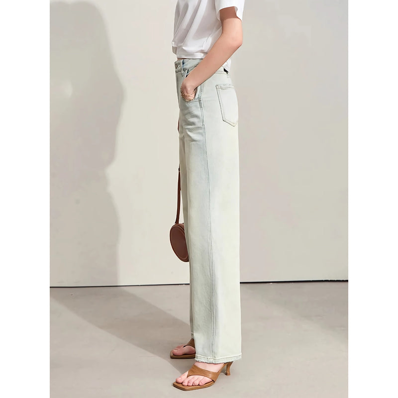 Women's vintage straight-leg jeans, view 3 - MRSLM