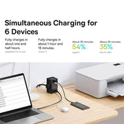 65W GaN fast charger power strip, view 9 - MRSLM