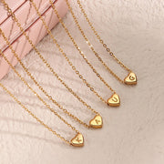 gold plated love letter necklace - MRSLM