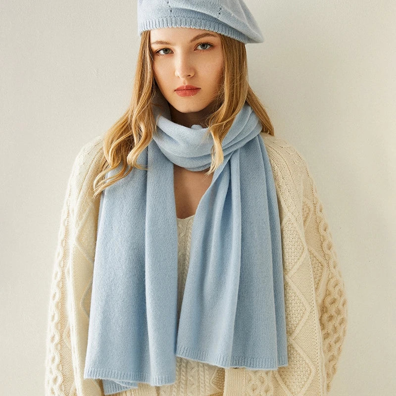 women's winter cashmere scarf, view 9 - MRSLM