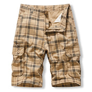 plaid workwear shorts, view 6 - MRSLM