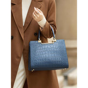 premium leather handcrafted shoulder bag, view 3 - MRSLM