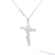 gothic cross pendant necklace, view 3 - MRSLM