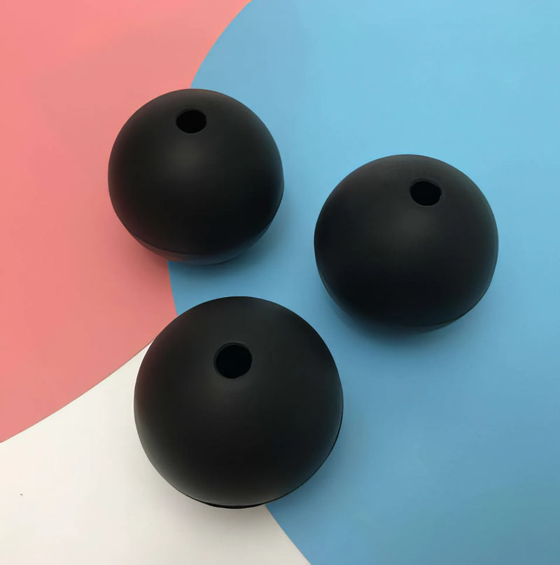round silicone ice ball mold, view 3 - MRSLM