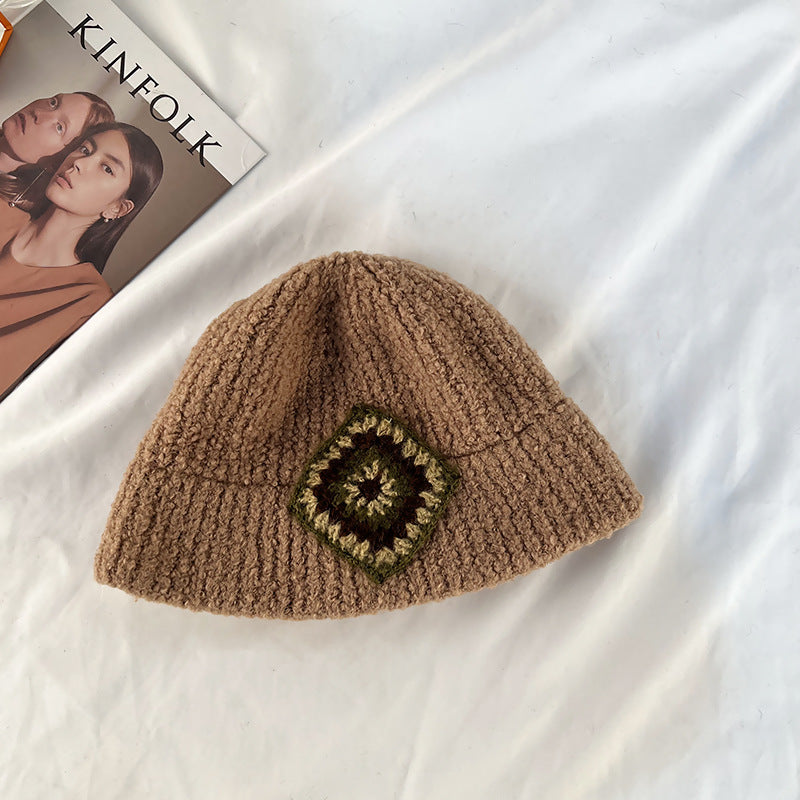 retro knitted pot hat for women, view 4 - MRSLM