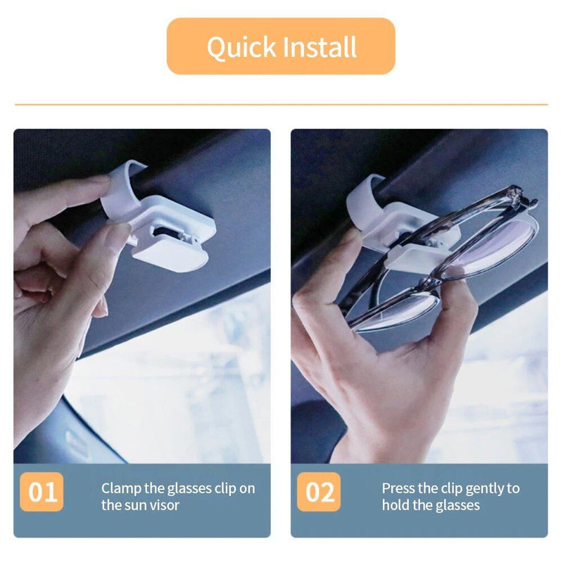 Car visor sunglasses and card holder, view 15 - MRSLM