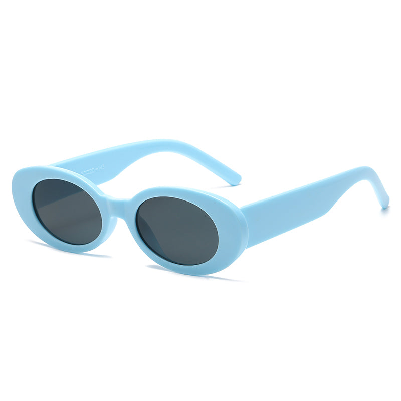 small oval retro sunglasses, view 7 - MRSLM