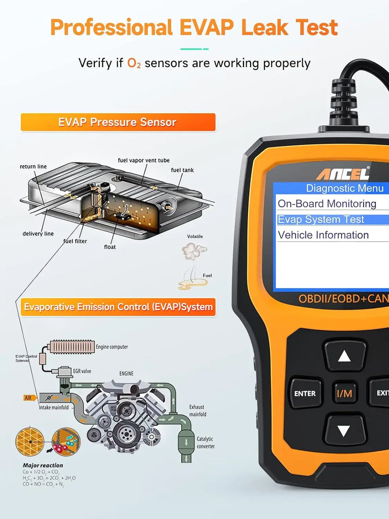 enhanced obd ii vehicle code reader, view 5 - MRSLM