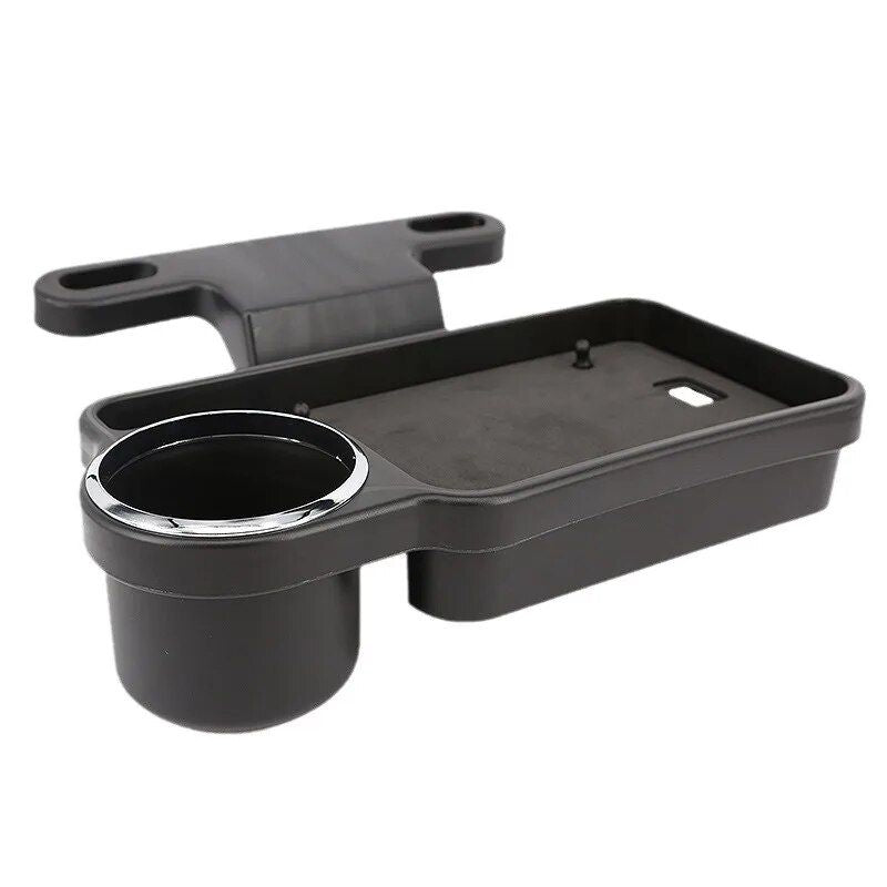 foldable car storage tray with cup and phone holder, view 2 - MRSLM