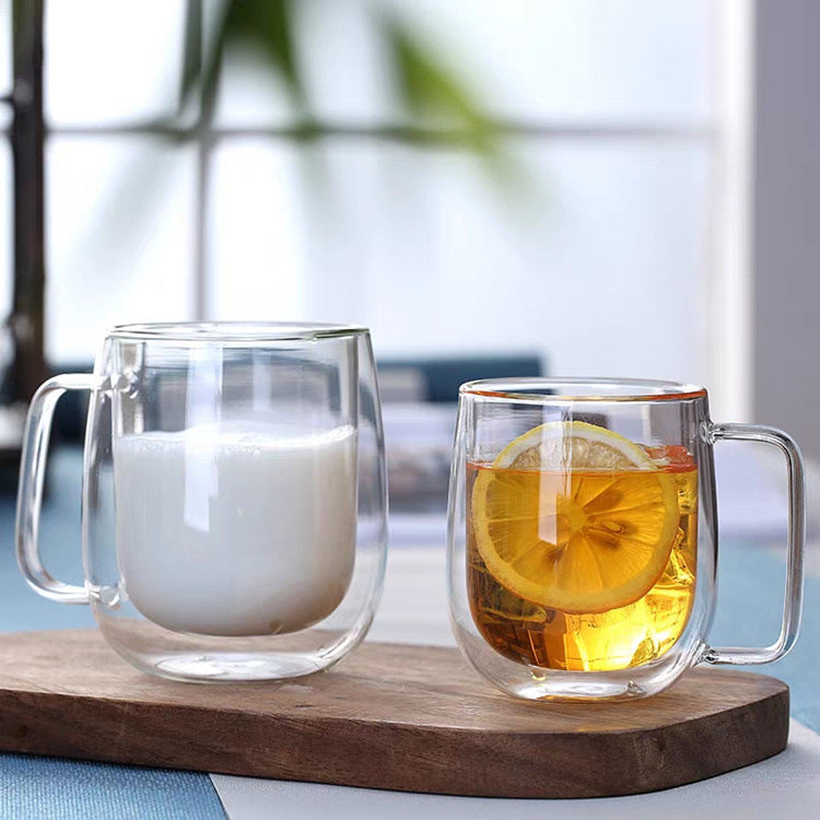 double wall borosilicate glass mug, view 8 - MRSLM