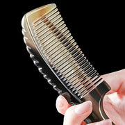 natural ox horn fine tooth comb, view 5 - MRSLM