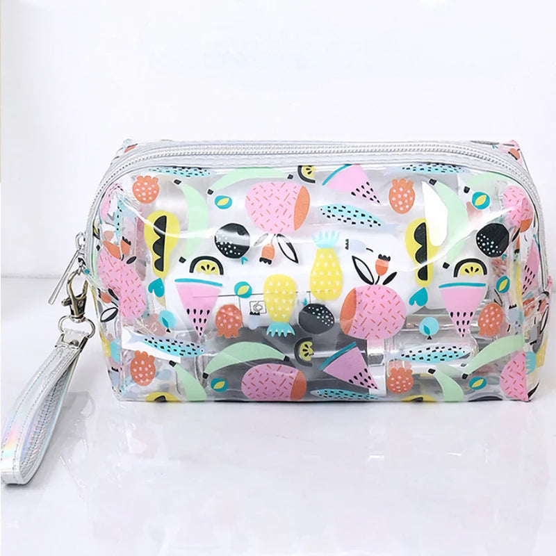 travel transparent cosmetic bag, view 5 - MRSLM