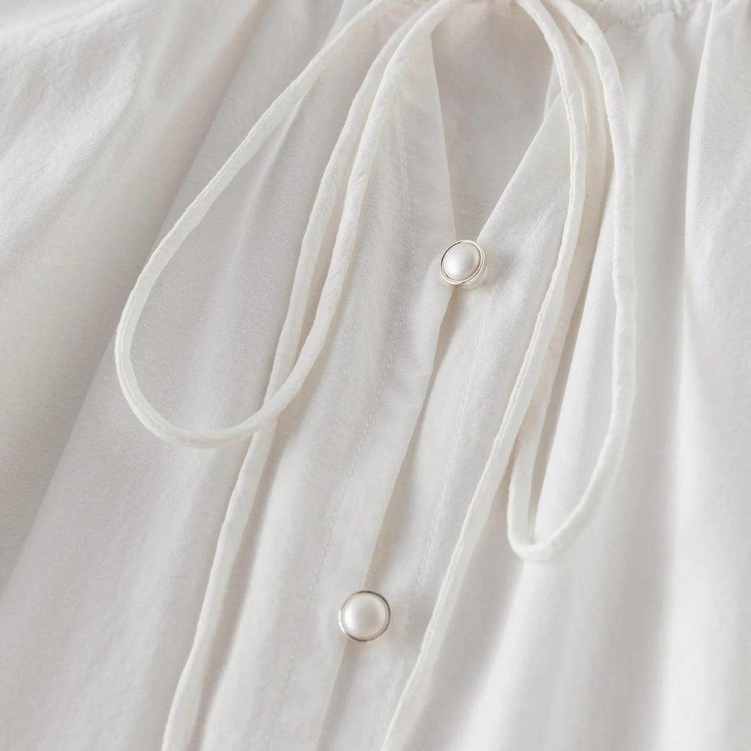 Elegant French Style Commuter Blouse