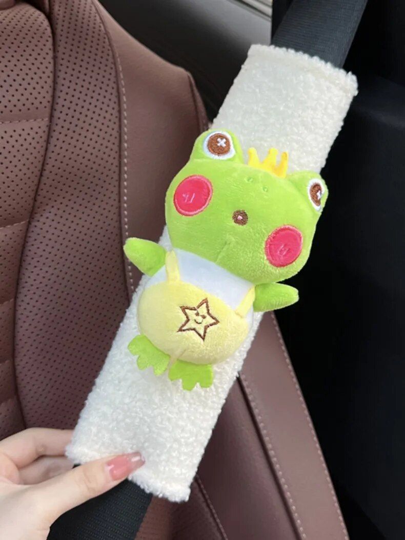 heart frog seat belt shoulder cover, view 19 - MRSLM