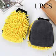 microfiber car wash glove, view 3 - MRSLM