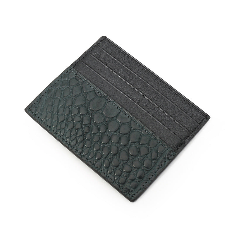 genuine leather card holder wallet, view 8 - MRSLM