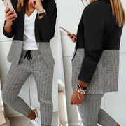 women's small plaid suit jacket and pants set - MRSLM