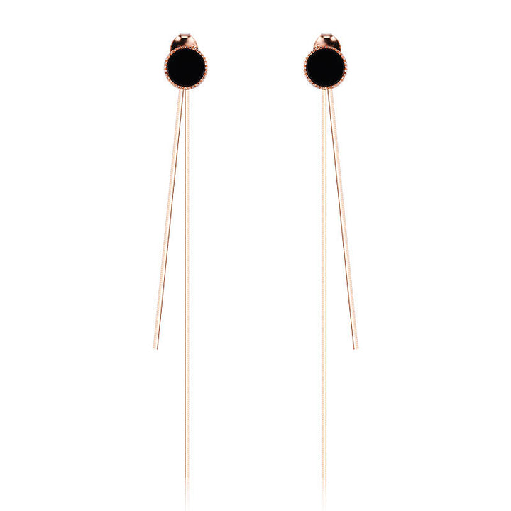 Women's Tassel Style Sterling Silver Earrings