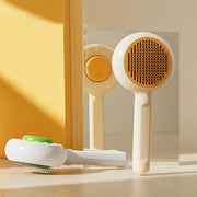 self-cleaning pet slicker brush - MRSLM