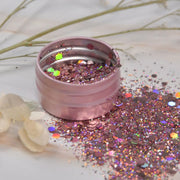 iridescent silver nail glitter, view 6 - MRSLM