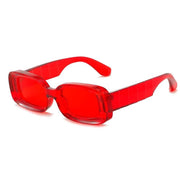Clear plastic retro sunglasses, view 5 - MRSLM