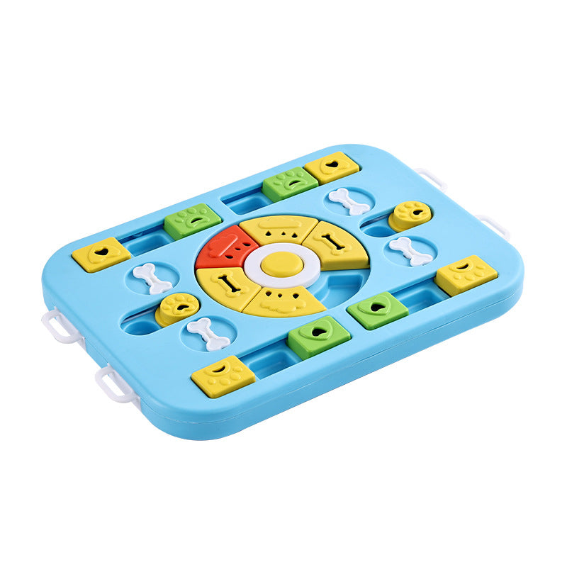 interactive dog puzzle slow feeder, view 2 - MRSLM