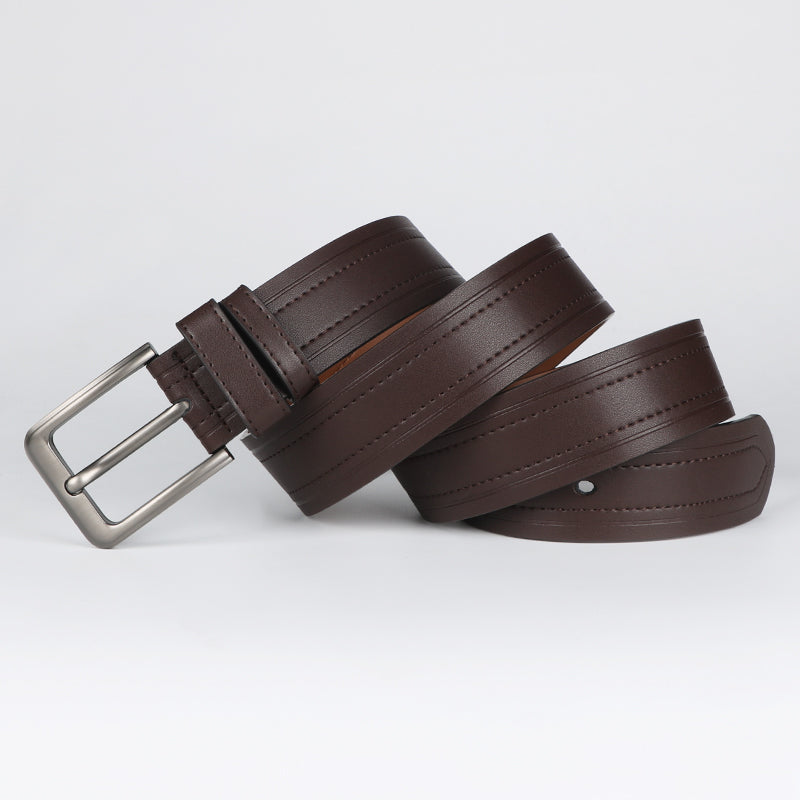men's leather ratchet belt, view 8 - MRSLM