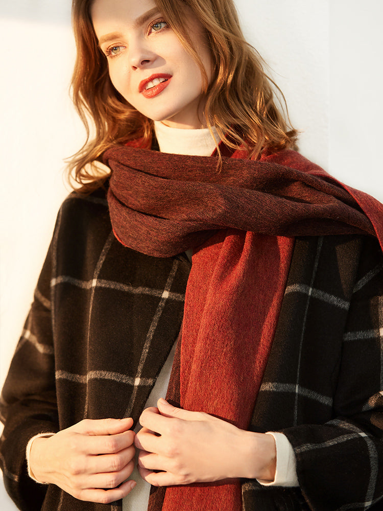 wool pashmina shawl for women, view 4 - MRSLM
