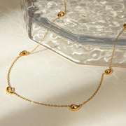 water drop necklace, view 7 - MRSLM