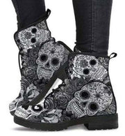 Printed lace-up high-top boots, view 6 - MRSLM