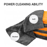 microfiber car detailing towels 40x40cm, view 6 - MRSLM
