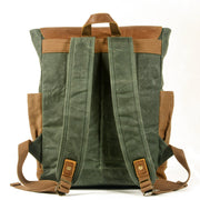 retro canvas backpack, view 3 - MRSLM