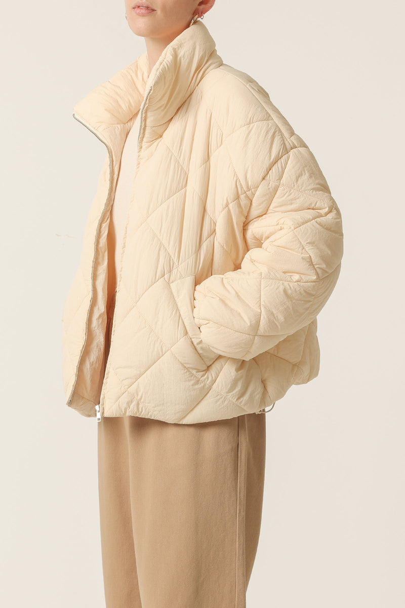 women's quilted padded jacket, view 4 - MRSLM