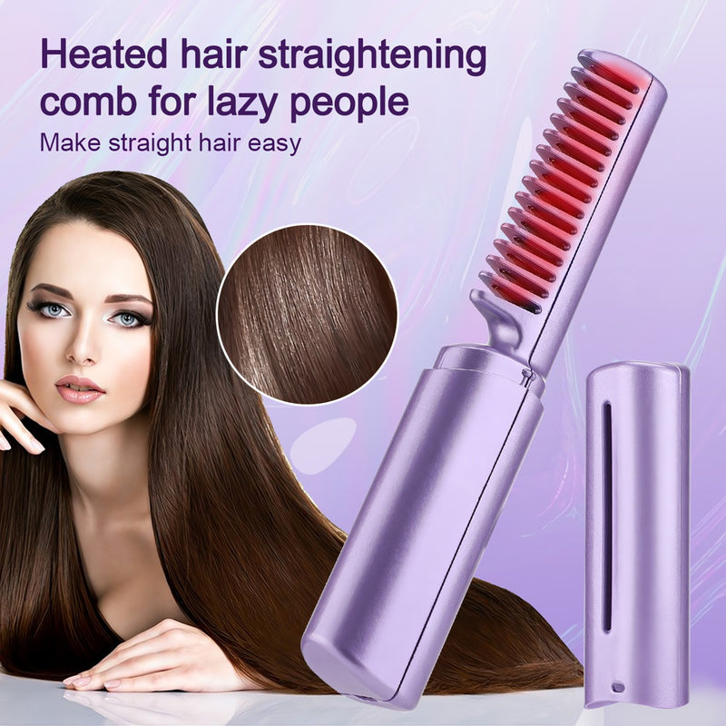electric hot comb hair straightener, view 3 - MRSLM