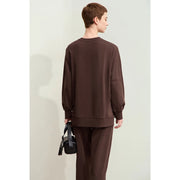minimalist sporty o-neck sweatshirt, view 5 - MRSLM