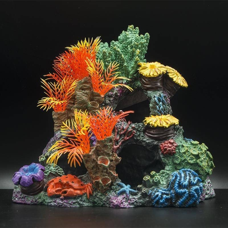 artificial coral reef aquarium decorations, view 2 - MRSLM
