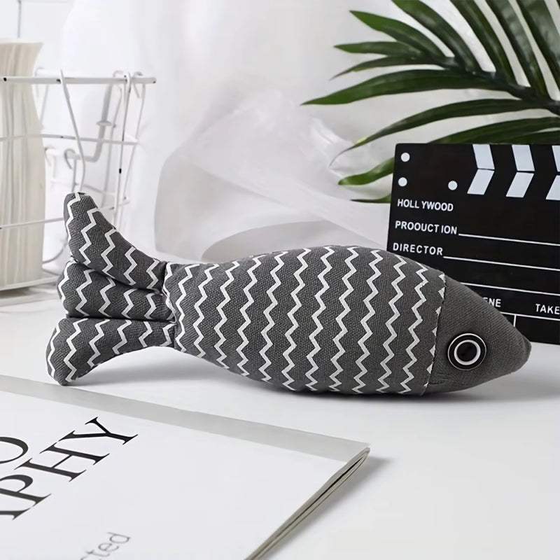 catnip fish cat toy, view 8 - MRSLM