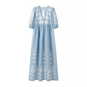 backless lace-up dress, view 5 - MRSLM