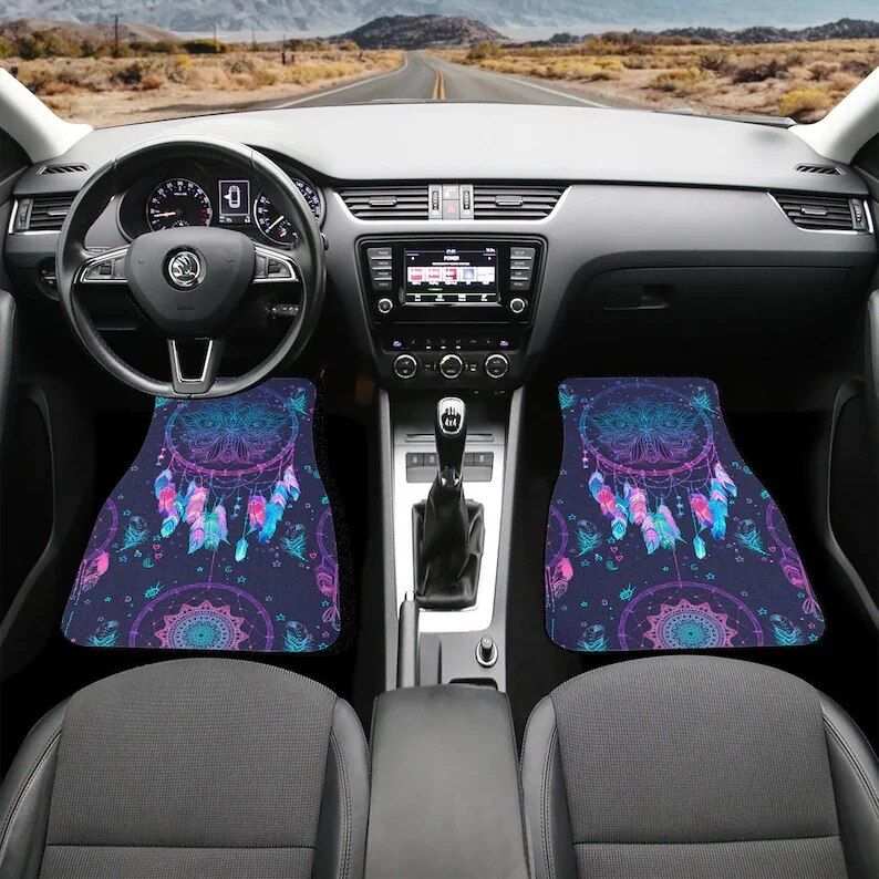 dreamcatcher car floor mats, view 4 - MRSLM