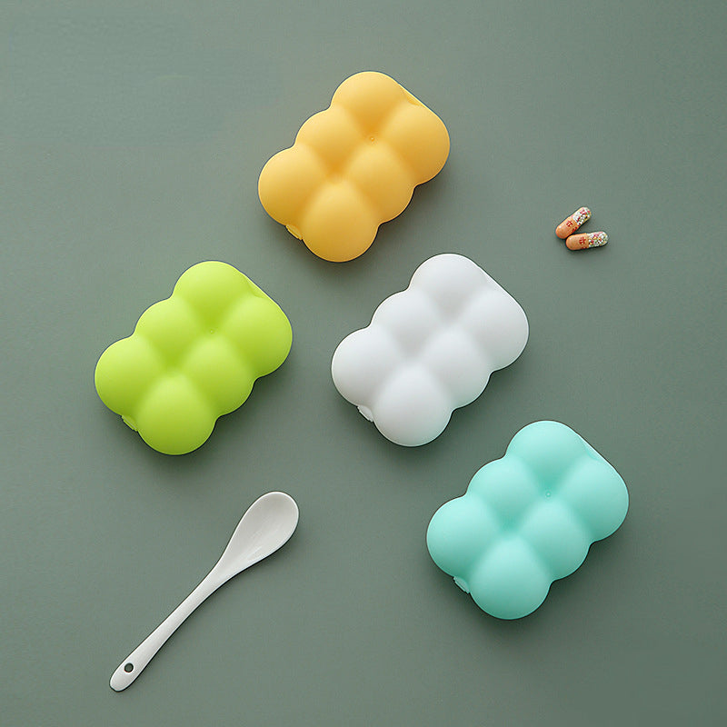 6-grid moisture-proof pill organizer, view 7 - MRSLM