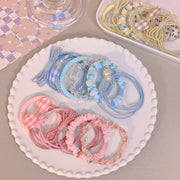 6-pack nylon elastic hair bands, view 8 - MRSLM