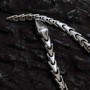 925 silver snake bracelet, view 3 - MRSLM