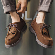 men's vintage suede loafers, view 7 - MRSLM