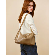 leather tote crossbody bag, view 12 - MRSLM