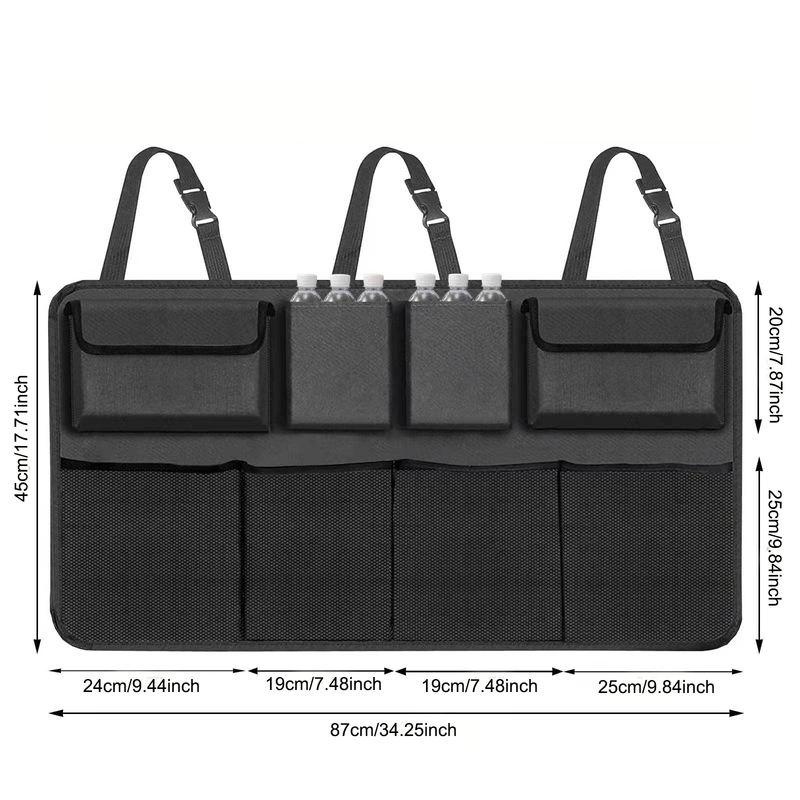 hanging car trunk organizer, view 2 - MRSLM
