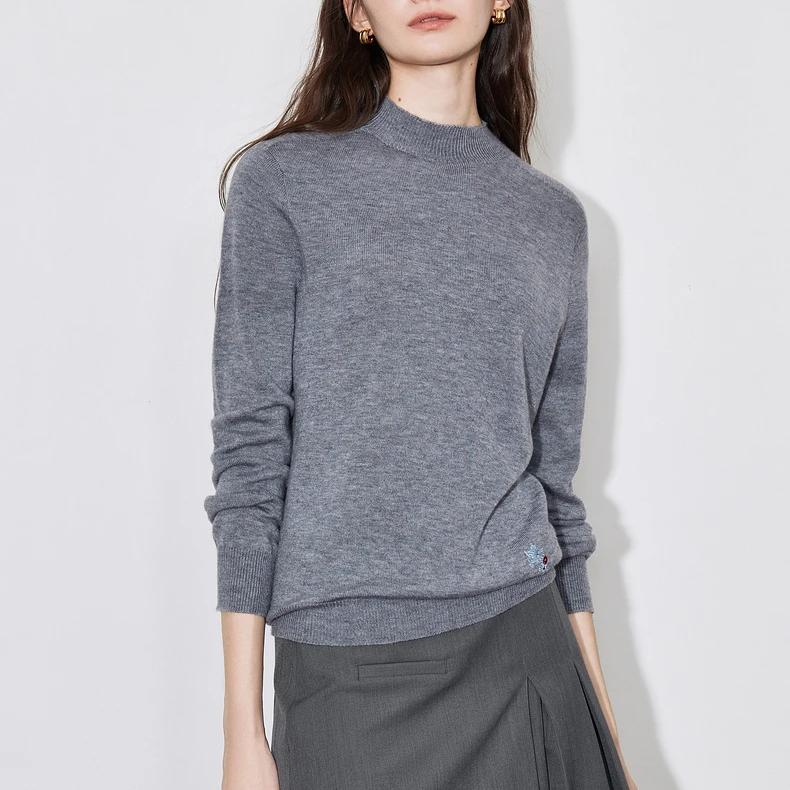 women's half turtleneck knit sweater - MRSLM