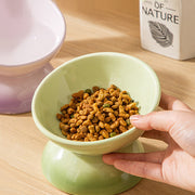 gradient ceramic cat bowl, view 9 - MRSLM