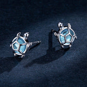 irregular round silver earrings, view 2 - MRSLM