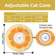 fruit-shaped pet elizabethan collar, view 8 - MRSLM